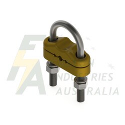 EC2 - Earth rod clamp 19-25mm OD rod to 16-25 sq mm cable